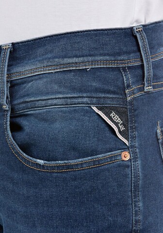 REPLAY Slimfit Jeans 'ANBASS' in Blau