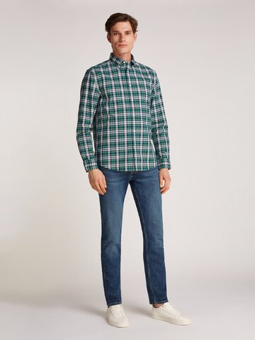TOMMY HILFIGER Regular fit Srajca | zelena barva