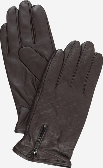 JOOP! Full finger gloves in Dark brown, Item view