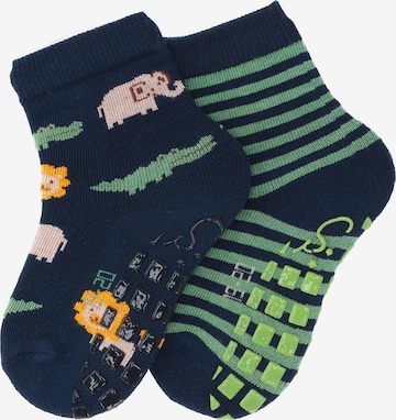 STERNTALER Socks 'Safari' in Blue: front