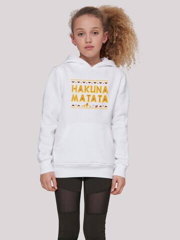 Sweat 'Hakuna Matata' F4NT4STIC en jaune : devant