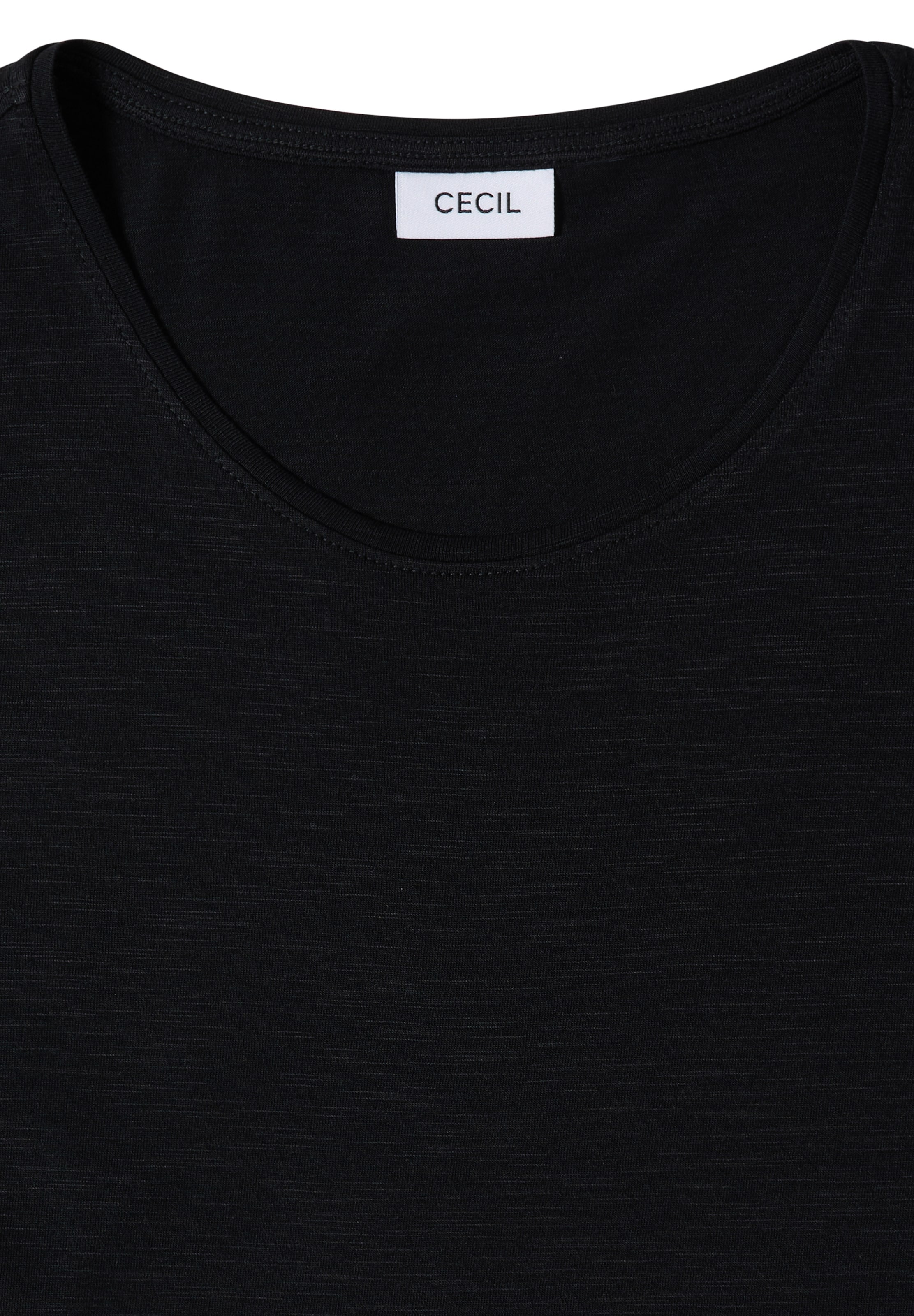 CECIL T-Shirt 'Anisa' in Schwarz