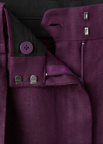 MANGO Regular Pants 'Tempoli' in Purple