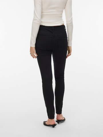 VERO MODA Skinny Jeansy 'VMPOLLY' w kolorze czarny