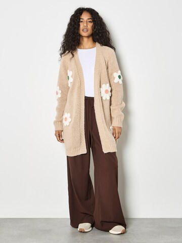 Apricot Knitted costume cardigan ' ' in Grey