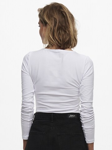 ONLY Shirt in Weiß