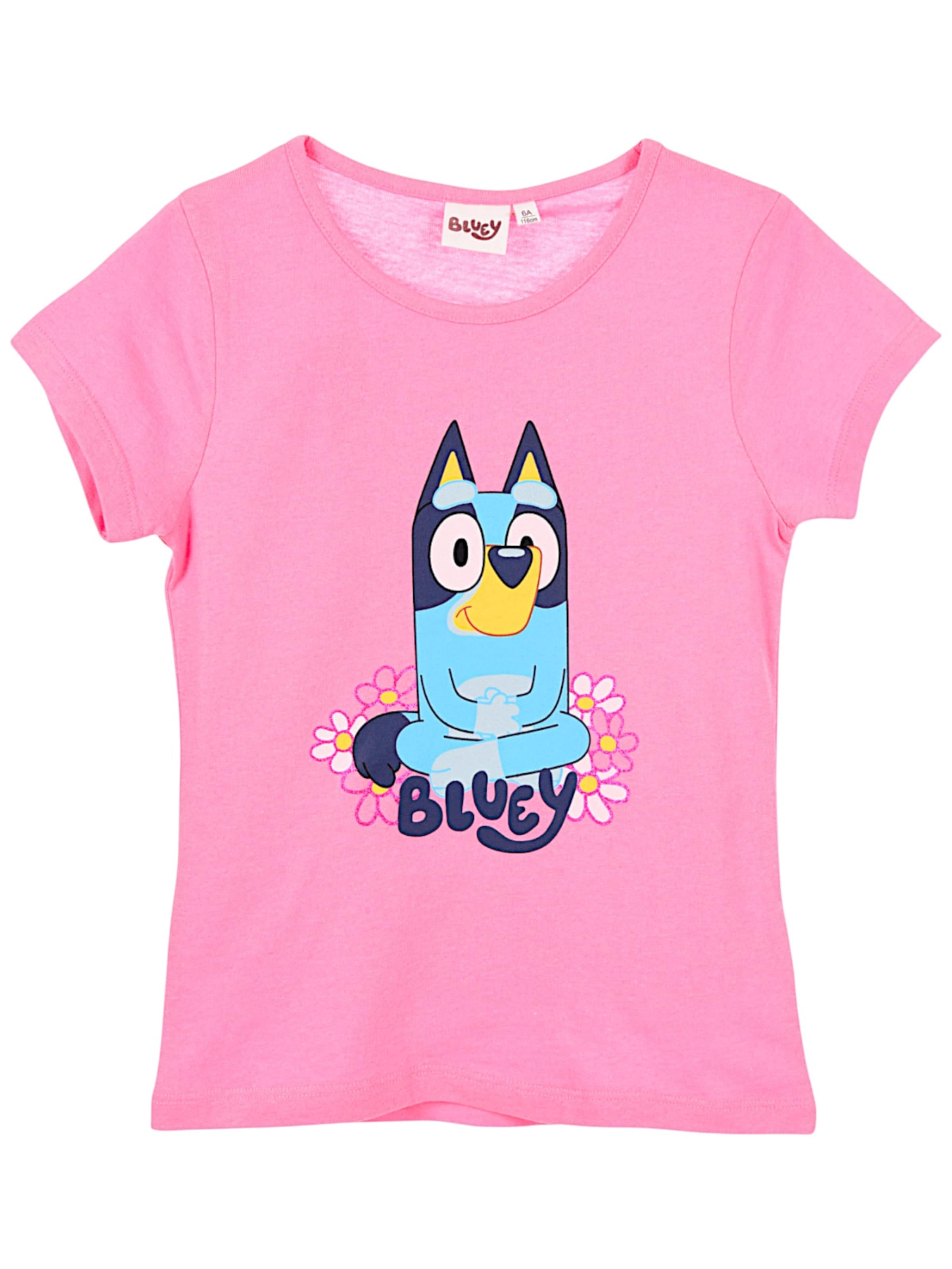 Bluey Shirt 'Bluey' in Pink: front