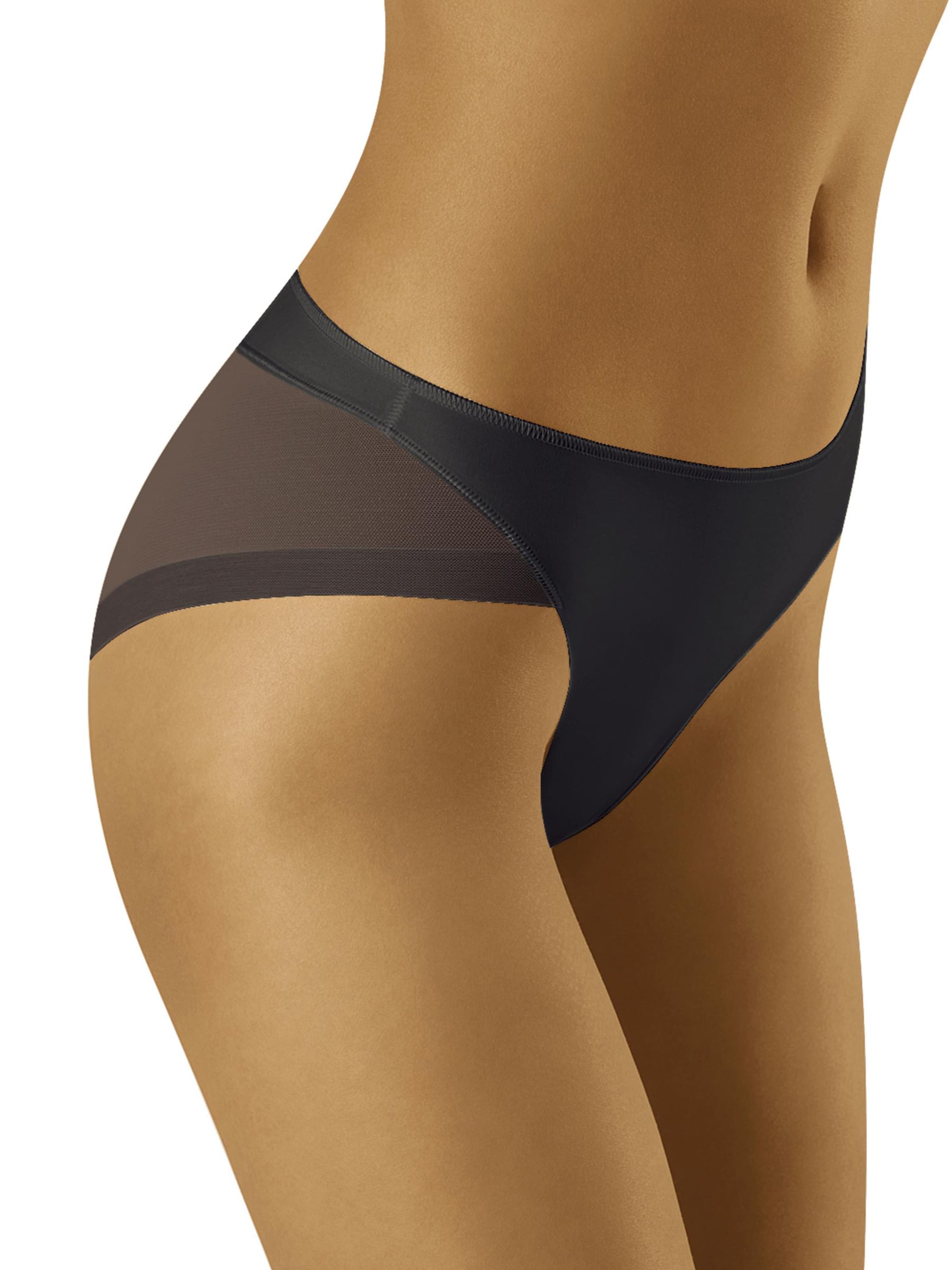 Wolbar Slip 'Eywa'‌‌ in Schwarz: Vorderseite