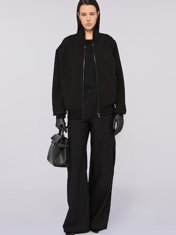Wide Leg Pantalon Trussardi en noir