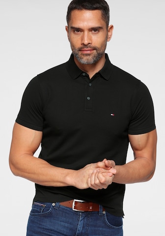 TOMMY HILFIGER Shirt 'Core 1985' in Black: front