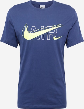 Tricou de la Nike Sportswear pe albastru: față