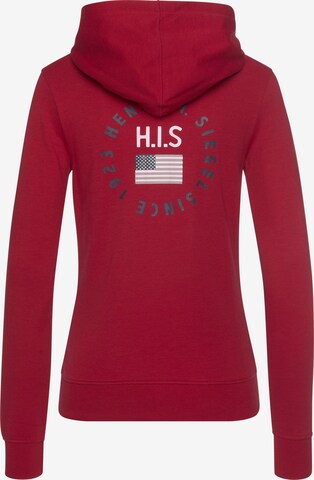 H.I.S Sweatjacke in Rot