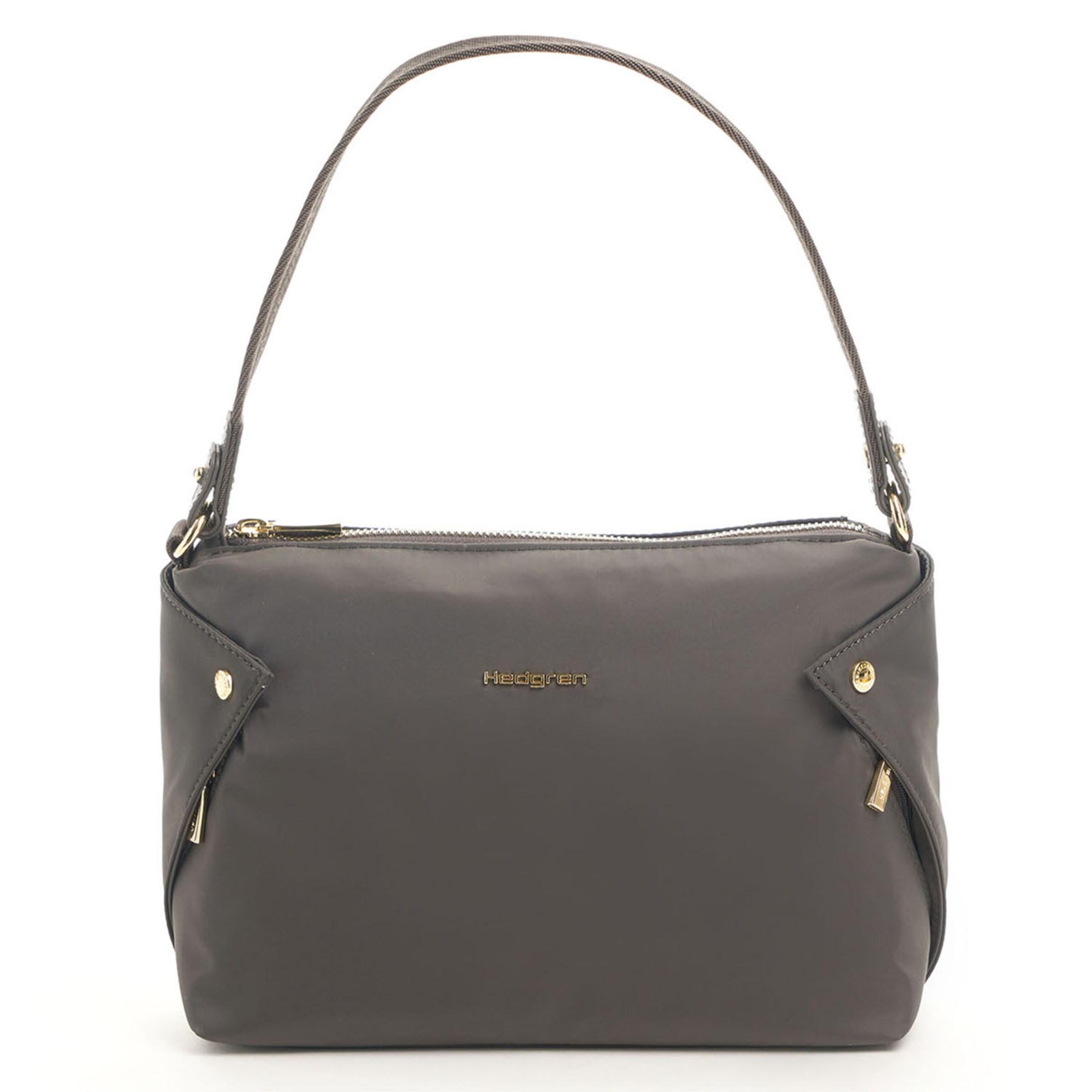 Hedgren Schultertasche 'Prisma' in Grau: Vorderseite