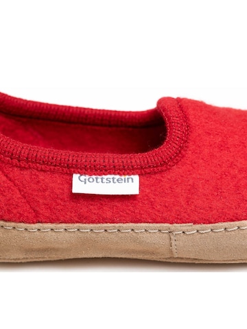 Gottstein Slippers 'Walkpantoffel Cheyenne' in Red