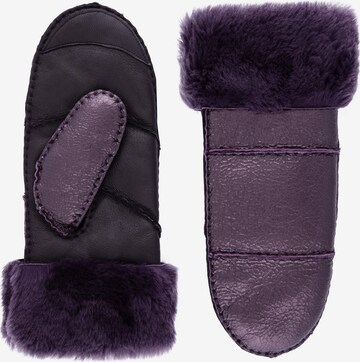 Muffole 'SALLA TOUCH' di Roeckl in lilla: frontale