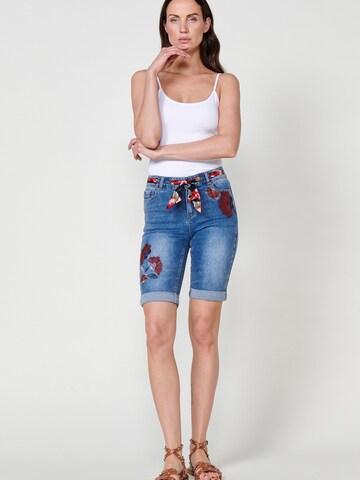 Slimfit Jeans di KOROSHI in blu: frontale