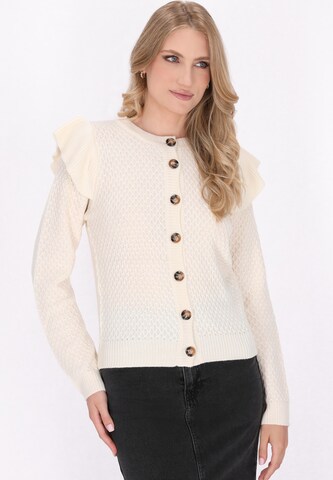 DreiMaster Vintage - Cárdigan en blanco: frente