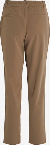 VILA Slim fit Trousers 'MARY' in Brown