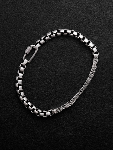 Braccialetto 'FORGED' di REYTEL in argento