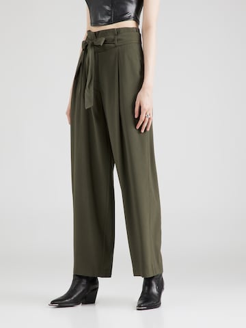 ABOUT YOU Zvonové kalhoty Kalhoty – zelená: přední strana