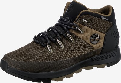 TIMBERLAND Cipele na vezanje 'Sprint Trekker' u smeđa / tamno zelena / crna, Pregled proizvoda