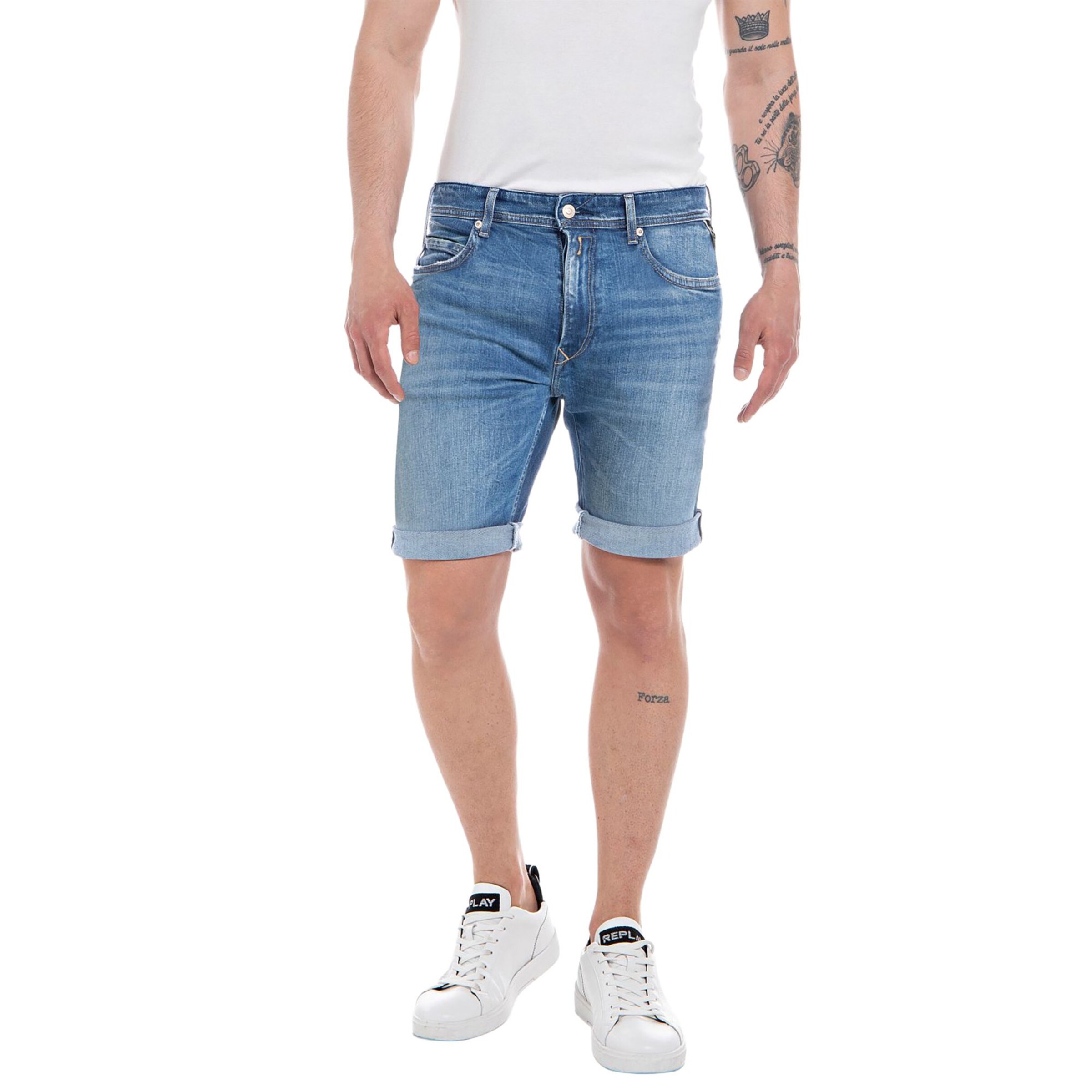 REPLAY Regular Jeans in Blue: front