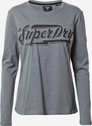 Superdry Shirt 'Boho' in Grey: front