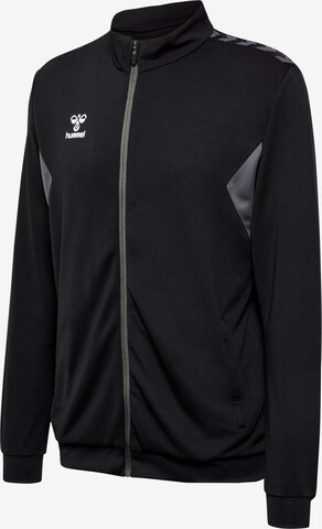 Hummel Athletic Zip-Up Hoodie in Black