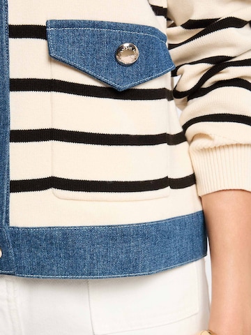 Morgan Gebreid vest in Blauw