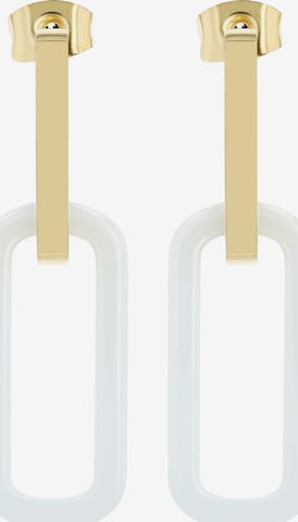 Akzent Earrings 'wasserfest' in Gold: front
