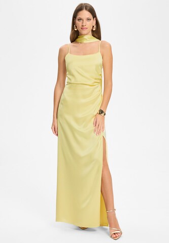 SWING Abendkleid in Gelb: Vorderseite