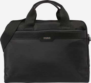 HUGO Document Bag 'Luxown' in Black: front