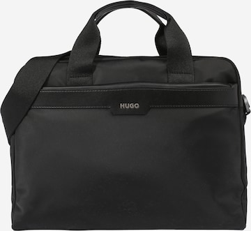 HUGO Red - Cartera maletín 'Luxown' en negro: frente