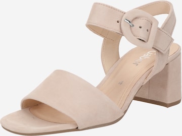 GABOR Strap Sandals in Pink: front