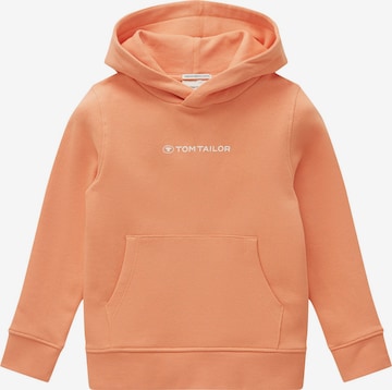 Sweat TOM TAILOR en orange : devant