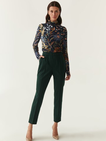 TATUUM Regular Trousers with creases 'LUNO' in Green