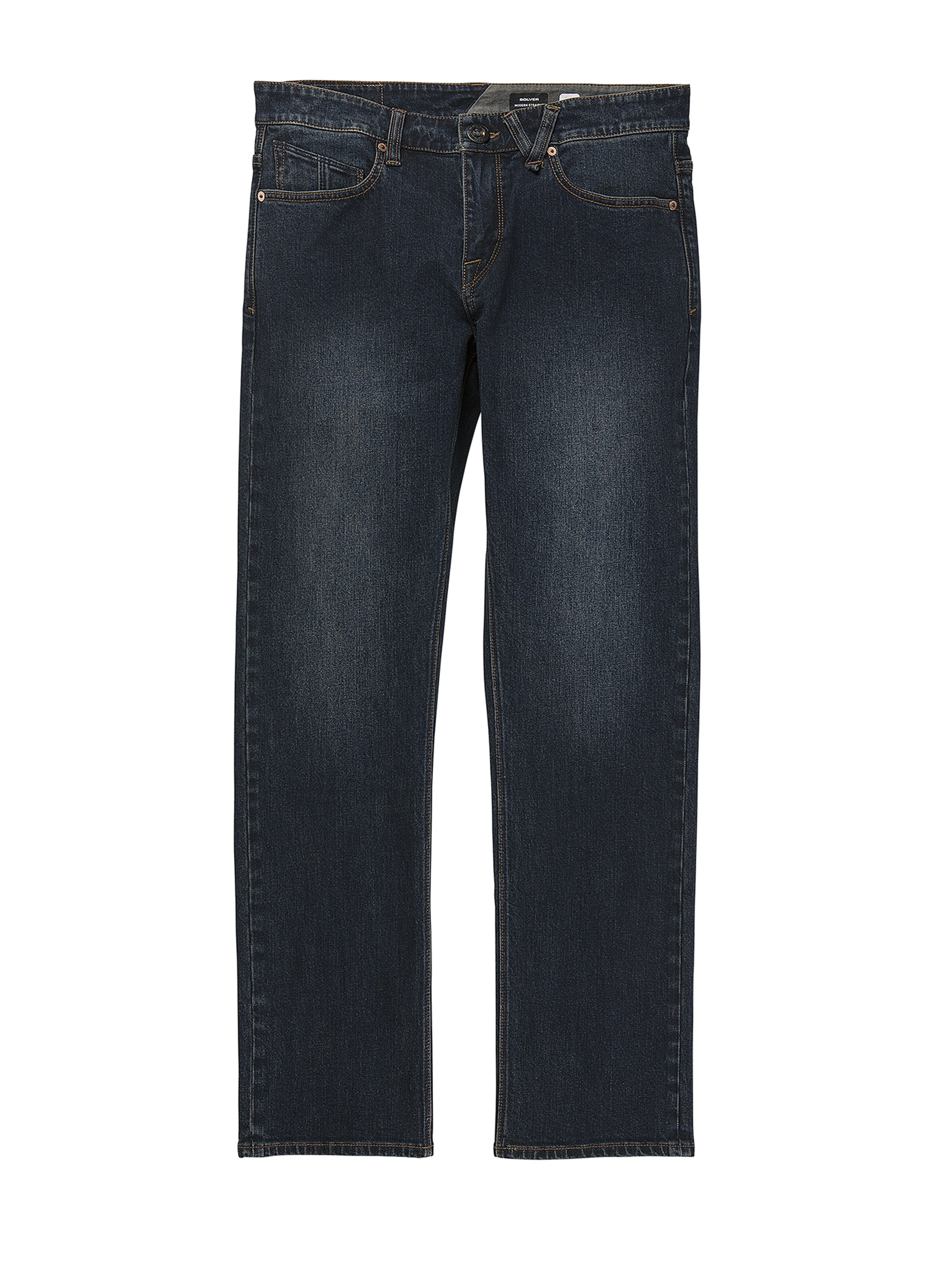 Regular Jean ' SOLVER ' Volcom en bleu : devant