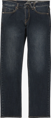 Volcom Regular Jeans ' SOLVER ' in Blauw: voorkant