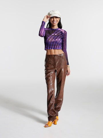 ABOUT YOU x Chiara Biasi Shirt 'Orelia' in Purple