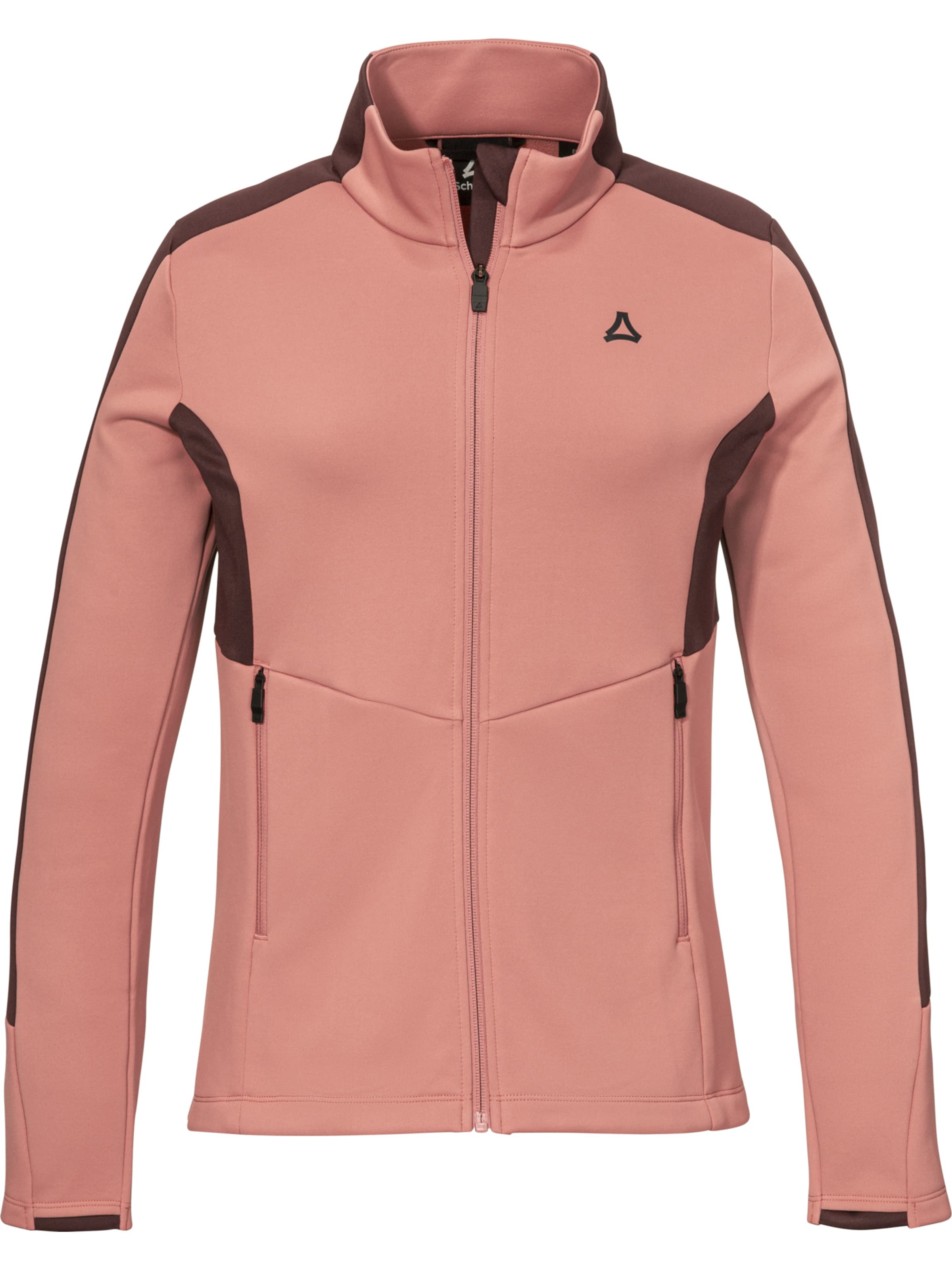 Schöffel Functionele fleece jas 'Immerso' in Roze: voorkant