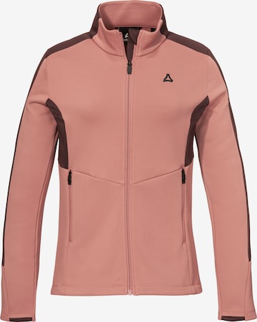 Schöffel Functionele fleece jas 'Immerso' in Roze: voorkant