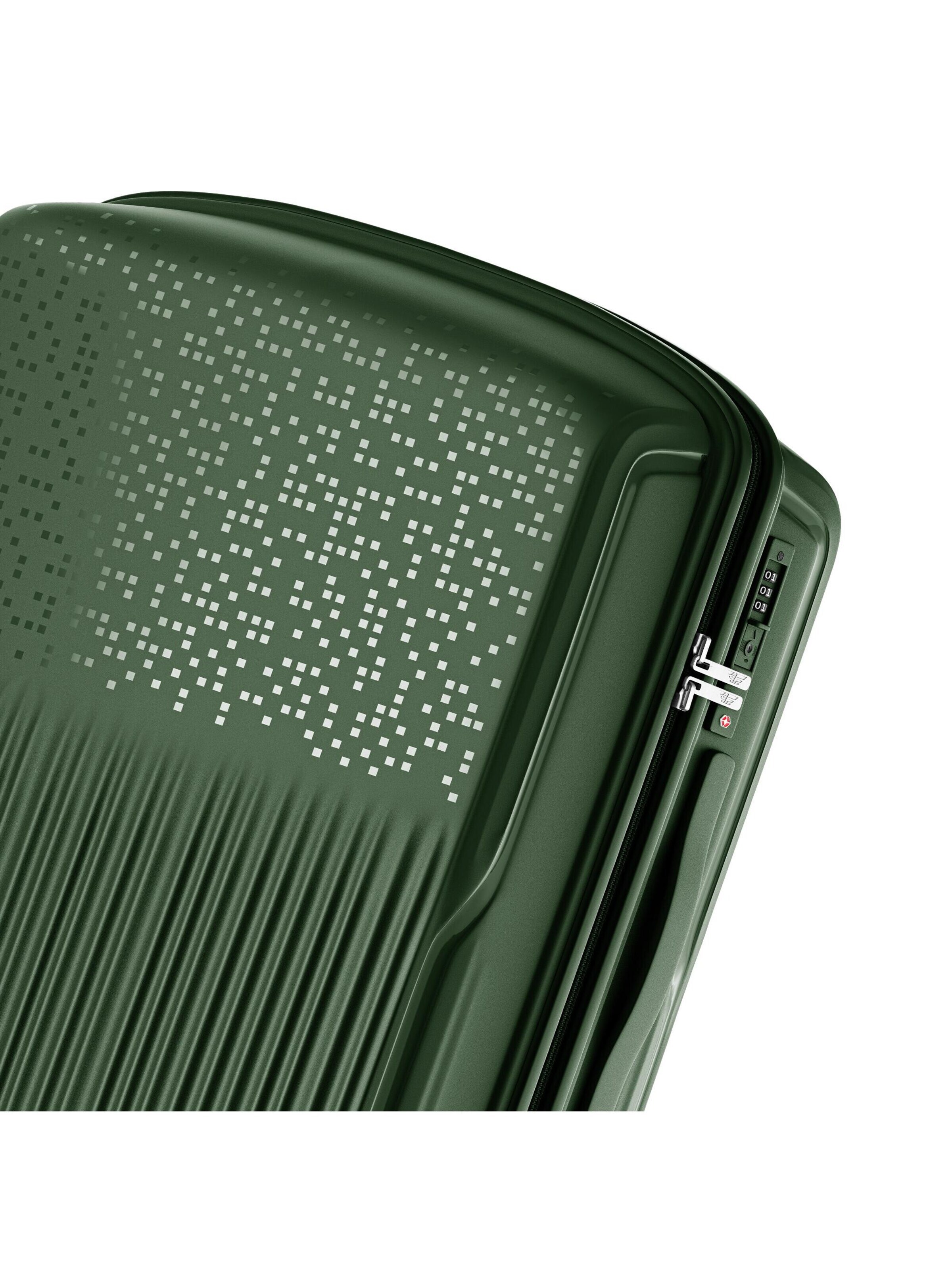 4FLY Suitcase Set 'Pixel' in Green