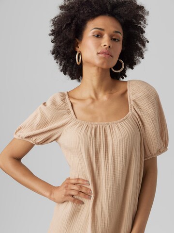 VERO MODA Zomerjurk 'Natali Nia' in Beige