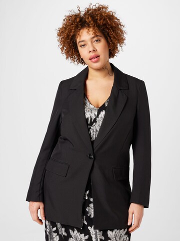 ONLY Carmakoma - Blazer 'THEA' en negro: frente