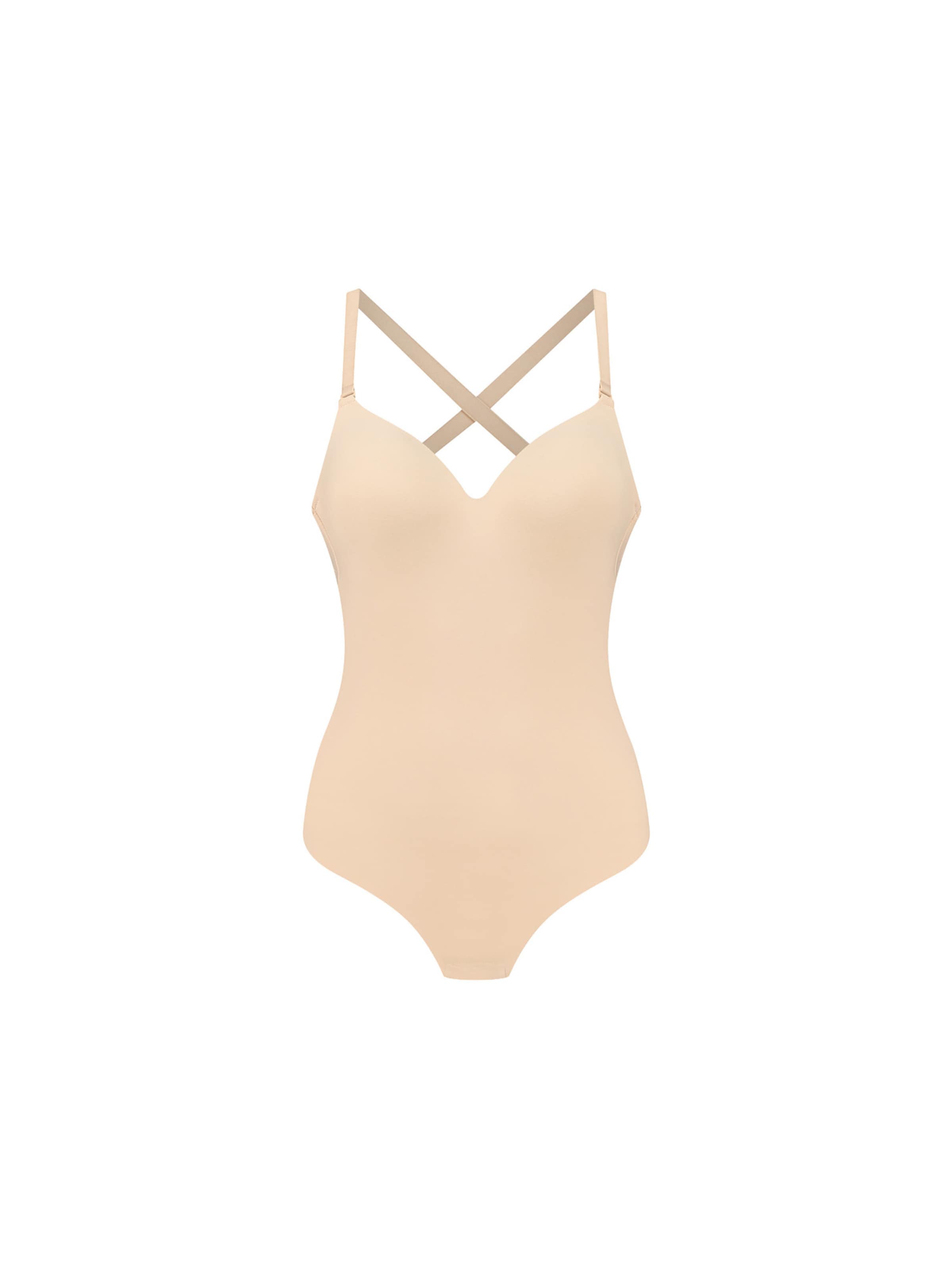 Bye Bra Shaping bodysuit 'LBBTHO' in Beige: front