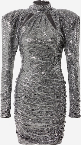 Stella Nova Sukienka koktajlowa 'PHI' w kolorze srebrny: przód