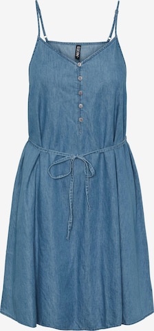 PIECES Summer Dress 'Kada' in Blue: front