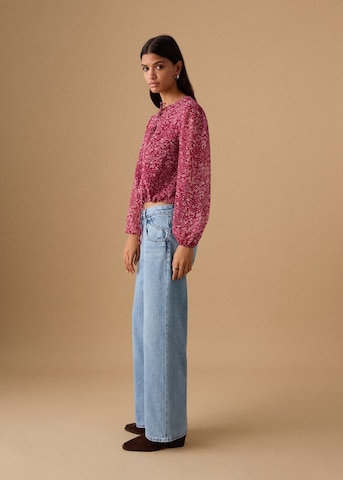 MANGO TEEN Wide leg Jeans 'Hailee' in Blue