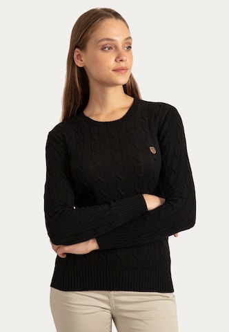 Sir Raymond Tailor Strickpullover 'Igor' in Schwarz