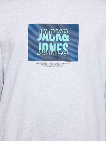 Jack & Jones Plus Sweatshirt 'JJHudson' in Weiß